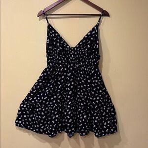 Aeropostale Black Daisy Dress